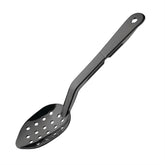Vogue Black Polycarbonate Perforated Serving Spoon 11"